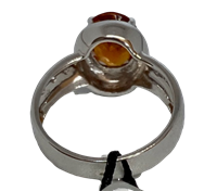 Ring Recarlo Woman in White Gold Topazio ZF025/B - ZF025/B